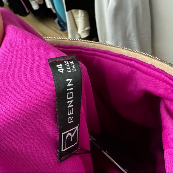 NWT Unmatched by U pink one shoulder dress! - Picture 4 of 5